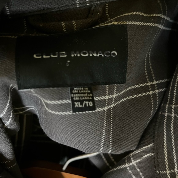 New Club Monaco Mens Thick/warm Pinstriped Jacket! - Picture 7 of 10